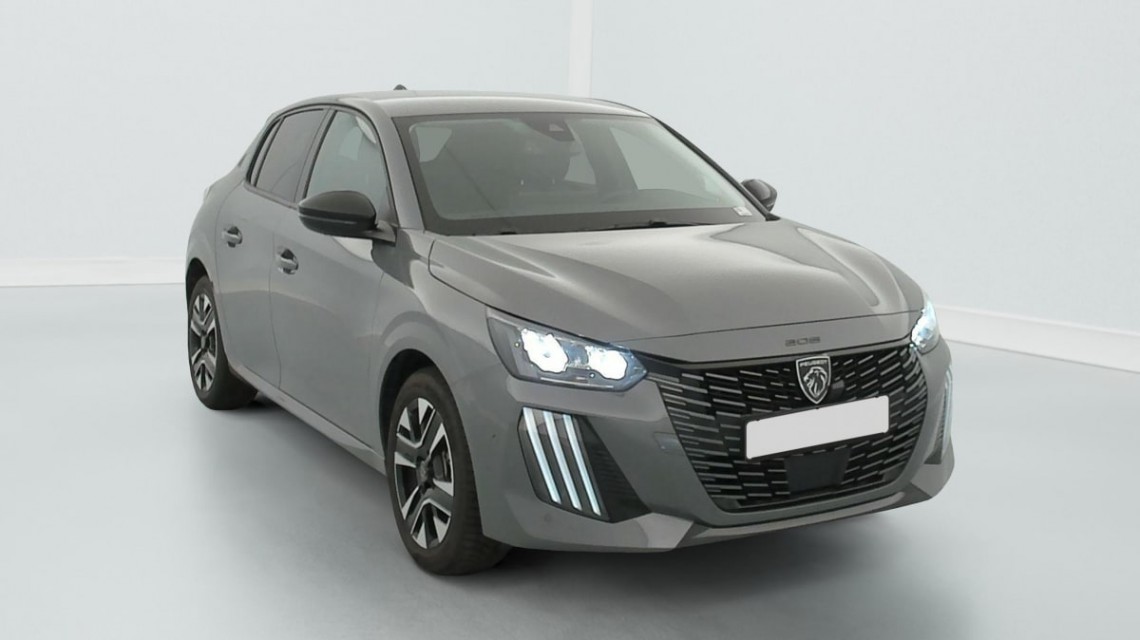 PEUGEOT 208 PureTech 100 S S EAT8 Allure Gris Sélénium