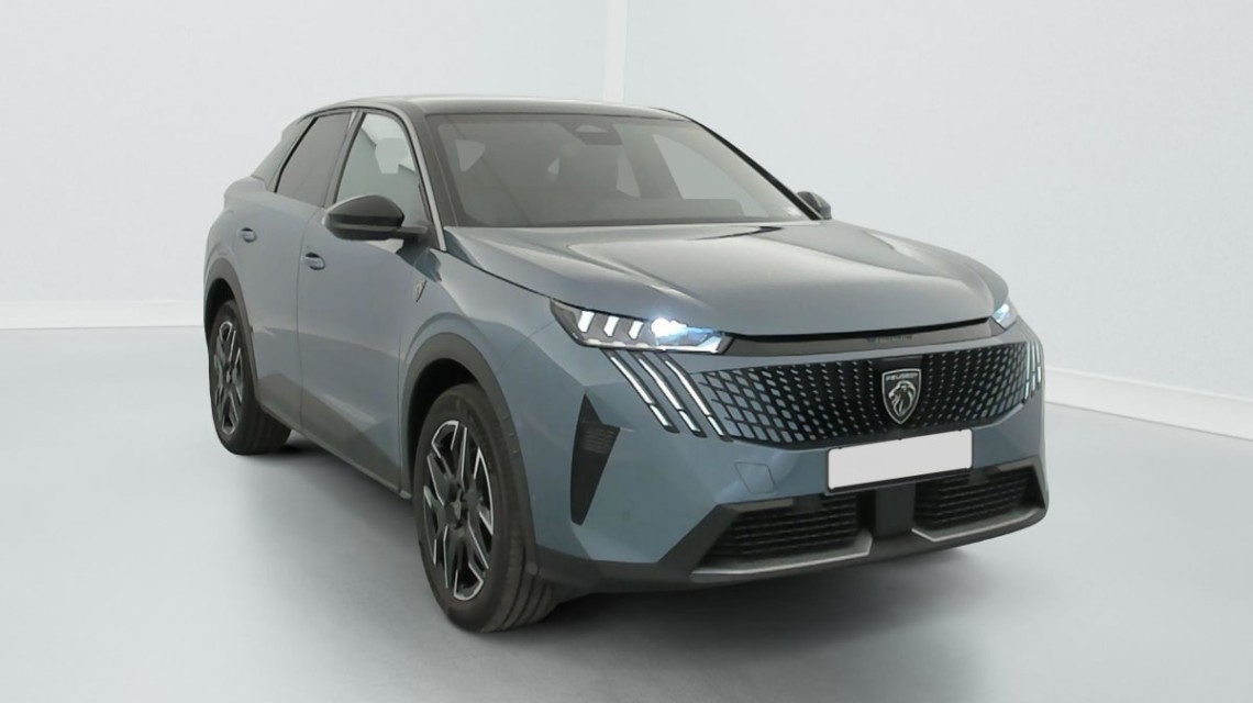 PEUGEOT 3008 Hybrid 145 e-DCS6 GT Bleu Ingaro / Toit Noir