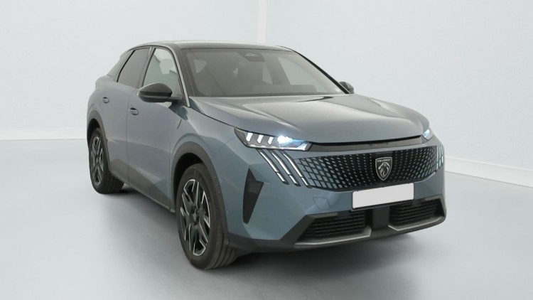 PEUGEOT 3008 Hybrid 145 e-DCS6 GT Bleu Ingaro / Toit Noir