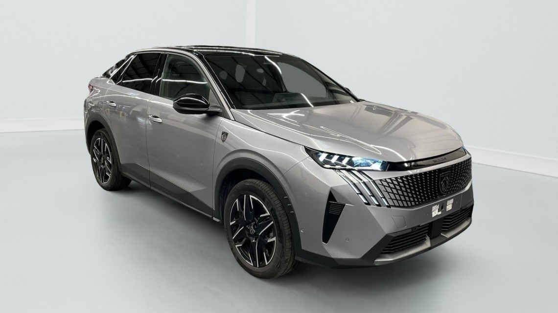 PEUGEOT 3008 Hybrid 145 e-DCS6 GT Gris Artense / Toit Noir