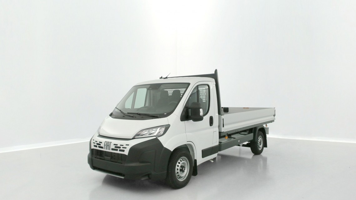 FIAT Ducato Fg VUL DUCATO  3.5 L3 Maxi 140ch Plateau Ridelles Blanc