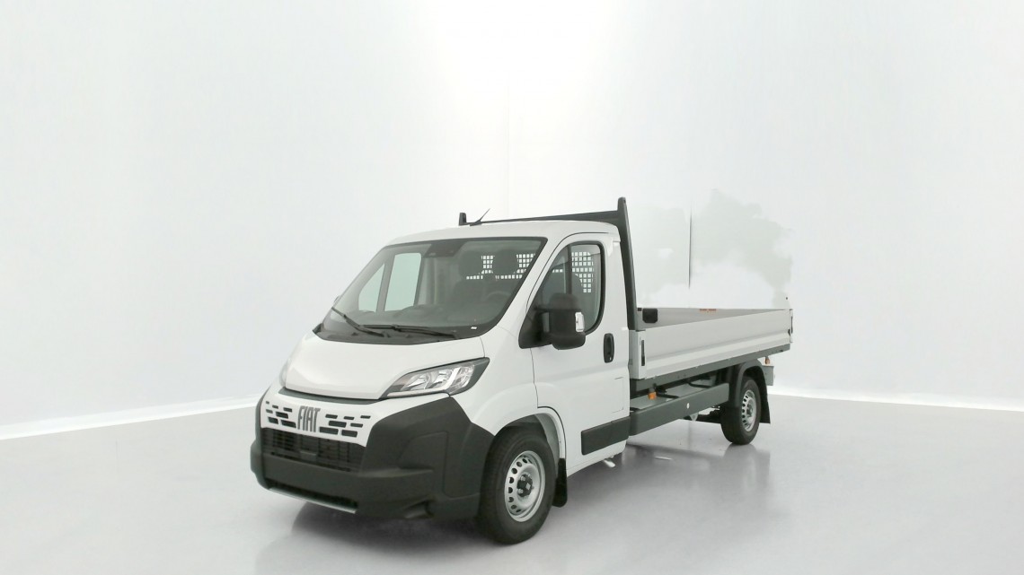 FIAT Ducato Fg VUL DUCATO  3.5 L Maxi 140ch PLATEAU RIDELLES Blanc
