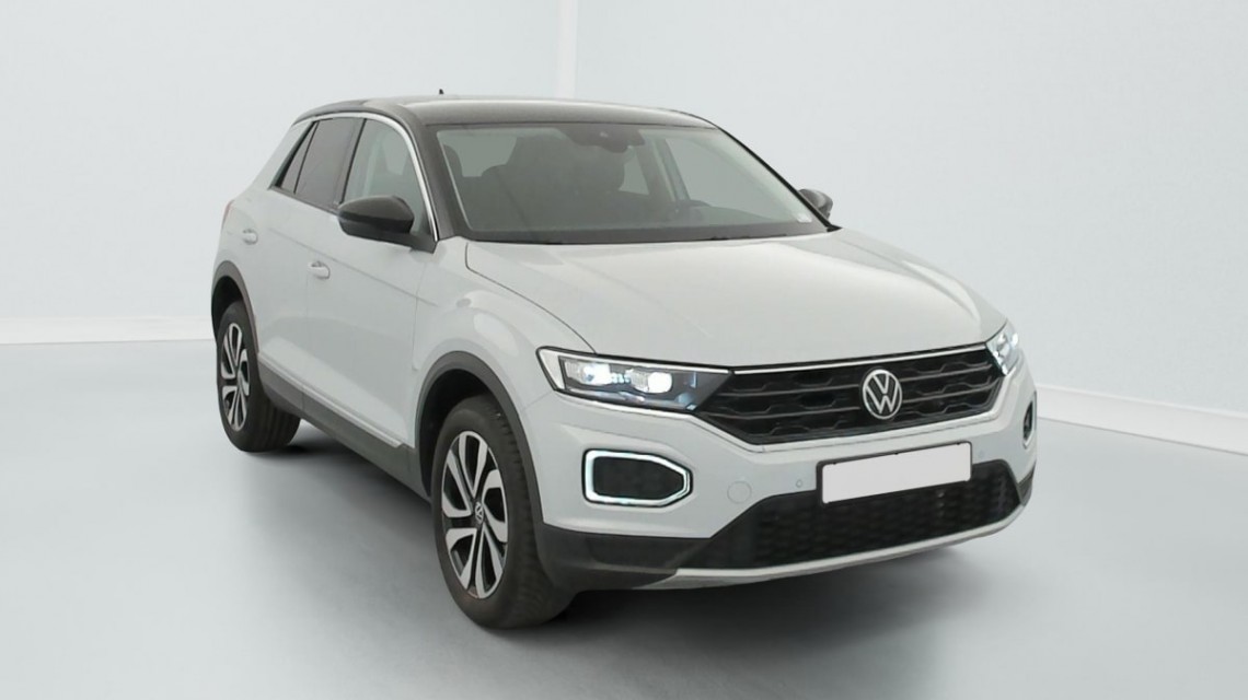 VOLKSWAGEN T-Roc 2.0 TDI 150 Start Stop DSG7 Active White Silver / Toit Noir
