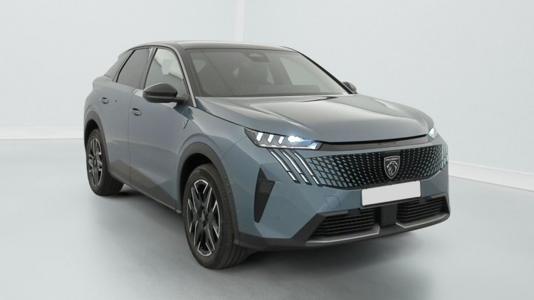 PEUGEOT 3008 Hybrid 145 e-DCS6 GT Bleu Ingaro / Toit Noir