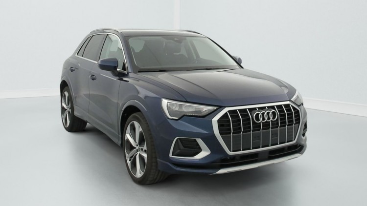 AUDI Q3 35 TDI 150 ch S tronic 7 Design Bleu Navarre
