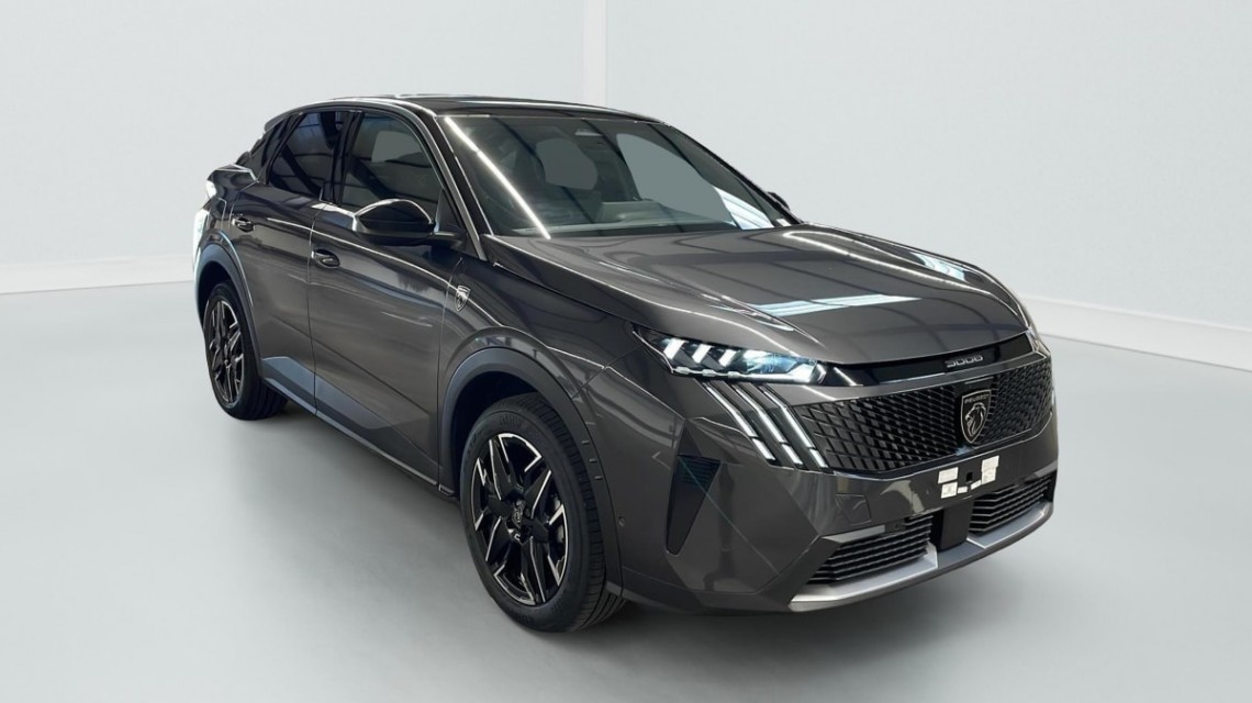 PEUGEOT 3008 Hybrid 145 e-DCS6 GT Gris Titane / Toit Noir