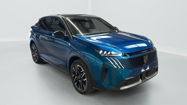 PEUGEOT 3008 Hybrid 145 e-DCS6 GT Bleu Obsession / Toit Noir