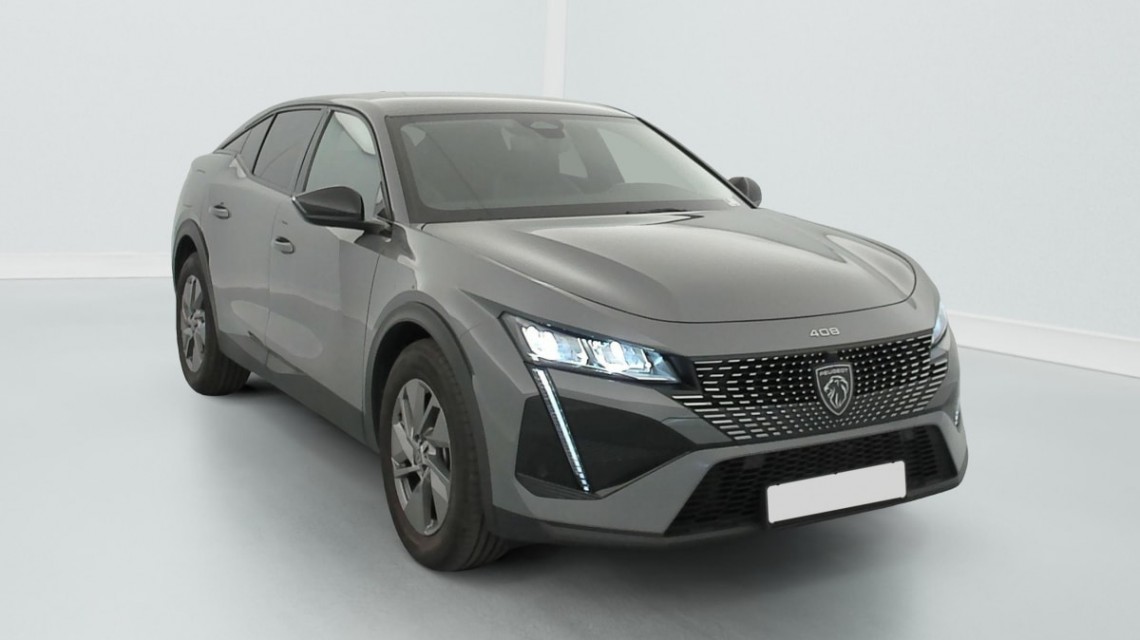 PEUGEOT 408 Hybrid 145 e-DCS6 Allure Gris Selenium
