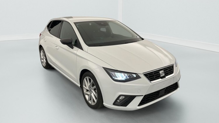 SEAT Ibiza 1.0 TSI 115 CH S S DSG7 FR Blanc Nevada