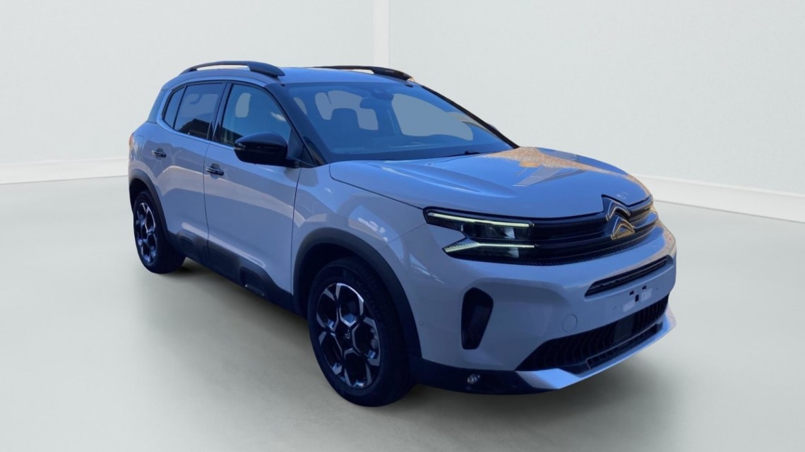 CITROEN C5 Aircross Hybride 145 e-DCS6 Max Blanc Okénite