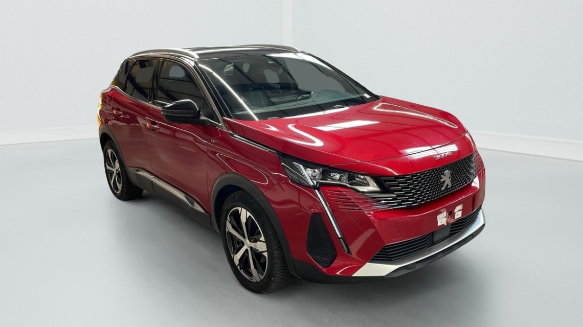 PEUGEOT 3008 BlueHDi 130ch S S EAT8 GT Rouge Ultimate / Toit Noir