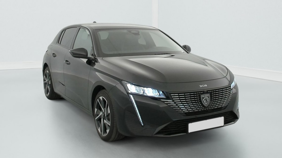 PEUGEOT 308 Hybrid 145 e-DCS6 Allure Noir Perla Nera