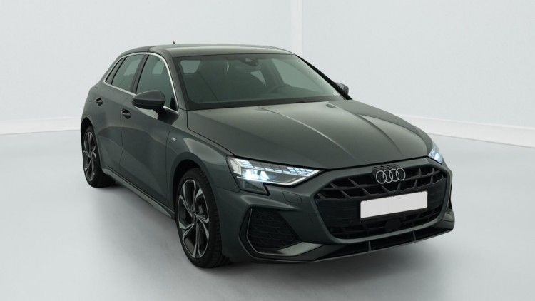 AUDI A3 Sportback TFSI e Hybride rechargeable 204 S tronic 6 S line Gris Daytona