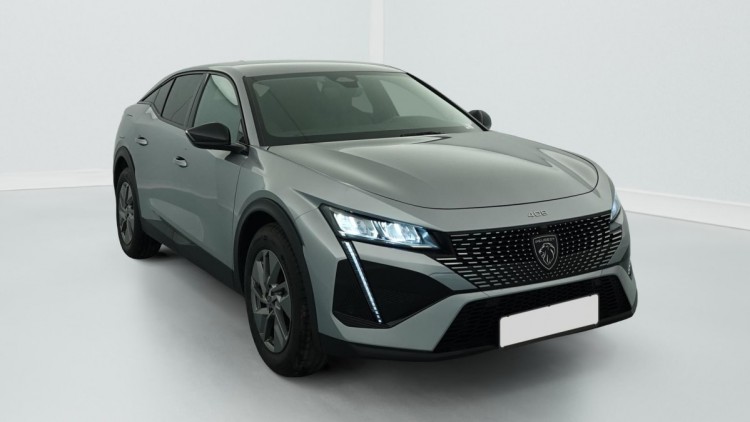 PEUGEOT 408 Hybrid 136 e-DCS6 Allure gris artense