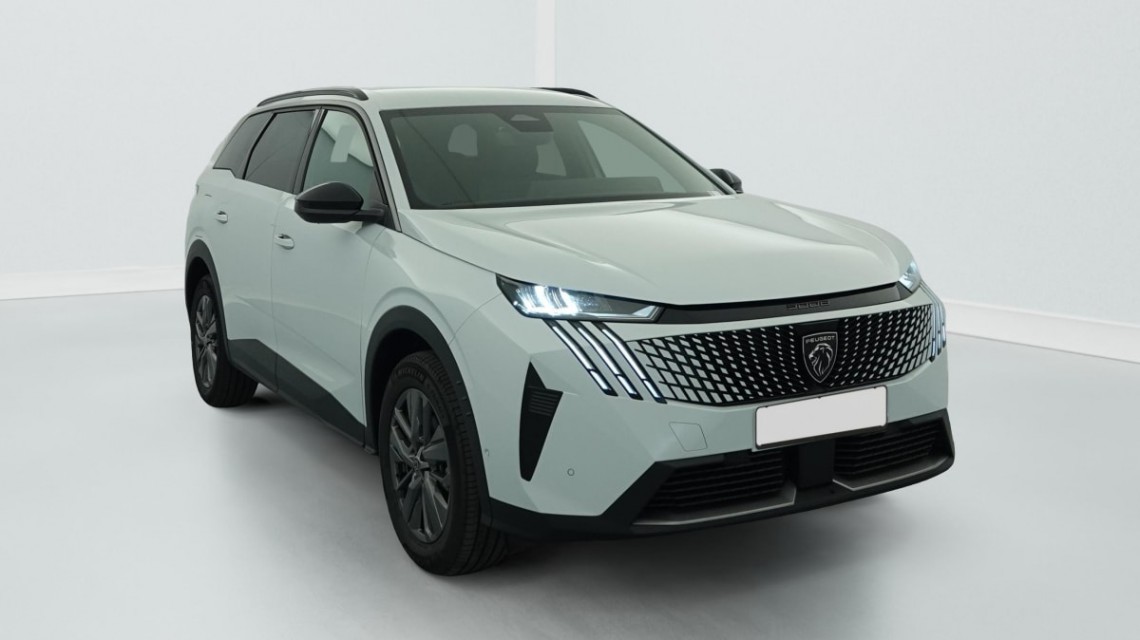 PEUGEOT 5008 HYBRID 145 CH E-DCS6 ALLURE Blanc Okenite