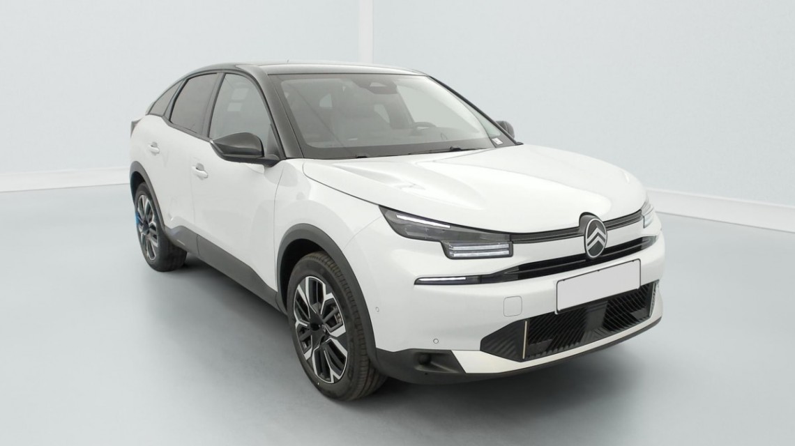 CITROEN C4 Hybride 145 e-DCS6 Max Blanc Okénite / Toit Noir