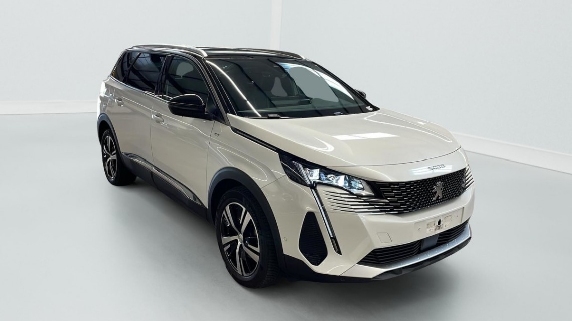 PEUGEOT 5008 PureTech 130ch S S EAT8 GT Blanc Nacre Metal