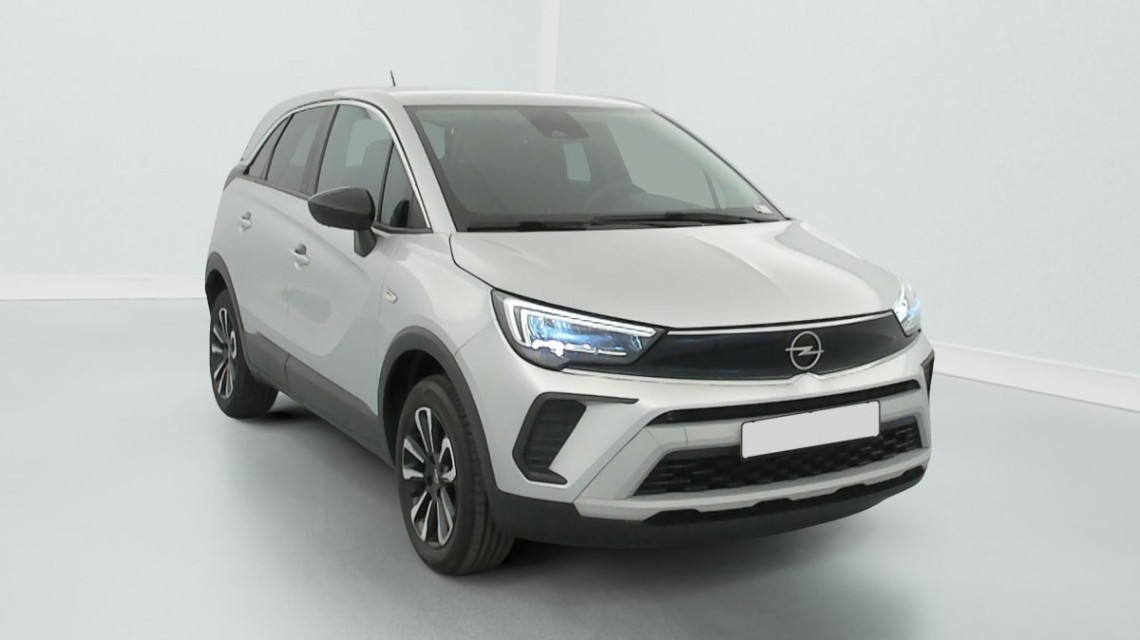 OPEL Crossland X 1.2 Turbo 110 ch BVM6 Elegance Gris Aluminium Metallisee Vernis