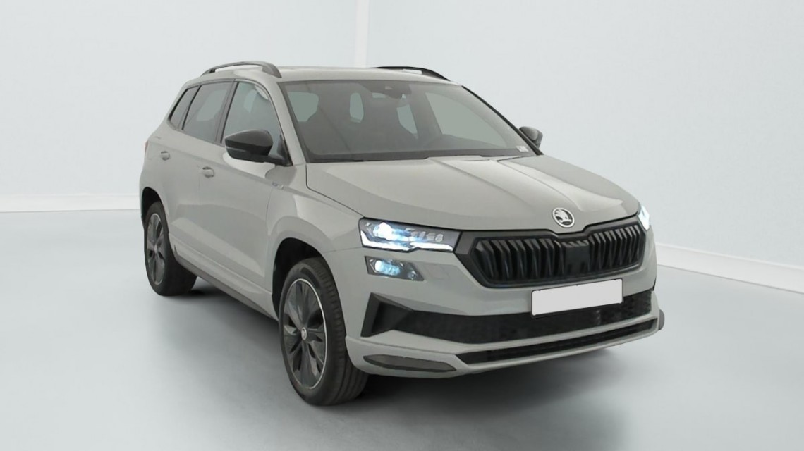 SKODA Karoq 1.5 TSI 150 ch ACT DSG7 Sportline Gris Perle