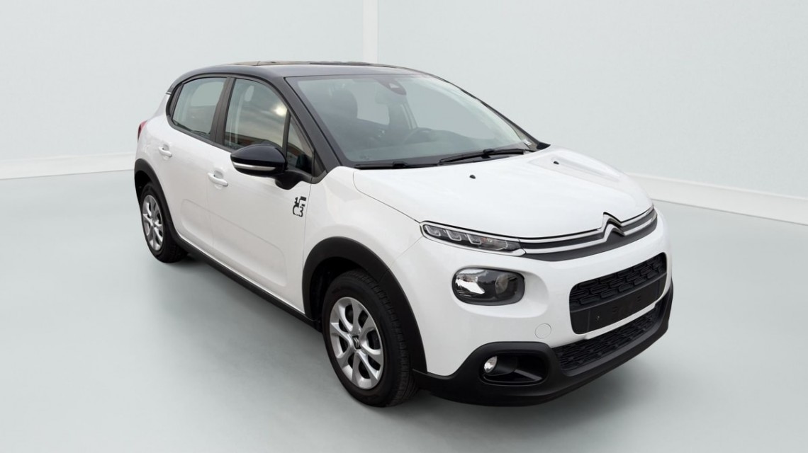 CITROEN C3 PURETECH 82 GRAPHIC Blanc Banquise
