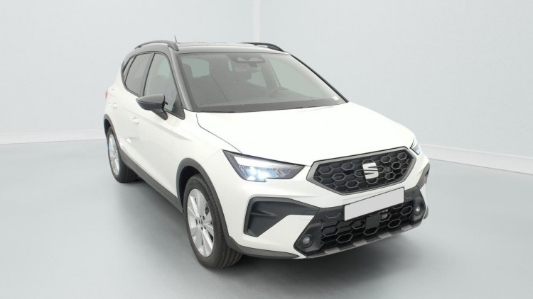 SEAT Arona 1.0 TSI 115 ch Start Stop DSG7 Copa Blanc Candy / Toit Noir