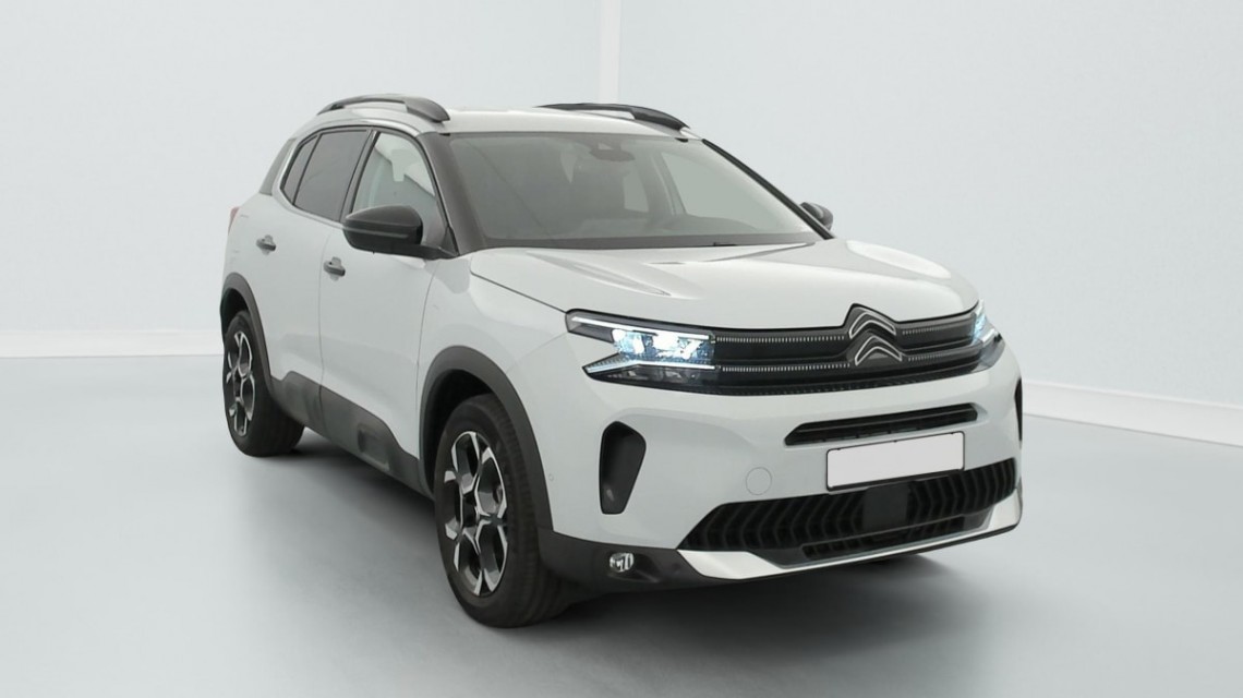 CITROEN C5 Aircross Hybride 136 e-DCS6 Max Blanc Okénite