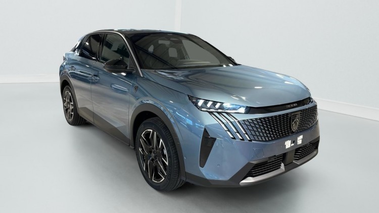 PEUGEOT 3008 Hybrid 145 e-DCS6 GT Bleu Ingaro / Toit Noir