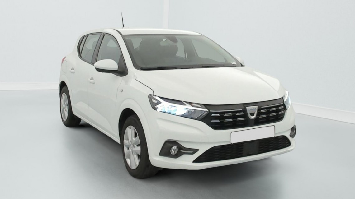 DACIA Sandero TCe 90 - 22 Confort Blanc Glacier