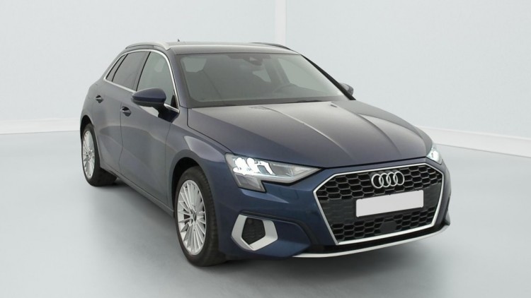 AUDI A3 Sportback 30 TFSI 110 Design Bleu Navarre