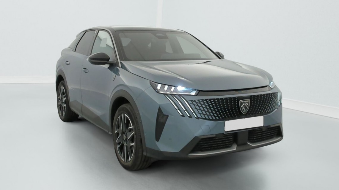 PEUGEOT 3008 Hybrid 145 e-DCS6 GT Bleu Ingaro / Toit Noir
