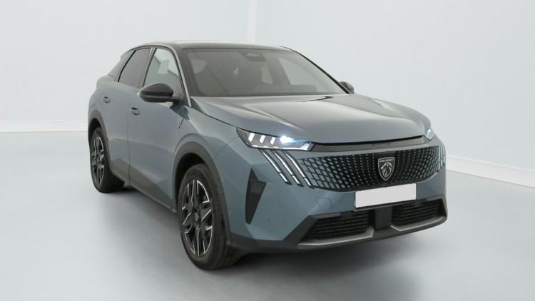 PEUGEOT 3008 Hybrid 145 e-DCS6 GT Bleu Ingaro / Toit Noir