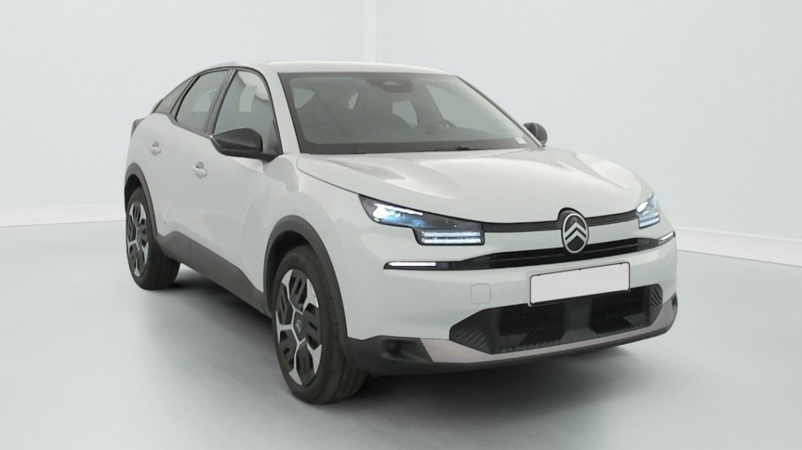 CITROEN C4 Hybride 145 ch e-DCS6 Plus Blanc Okénite