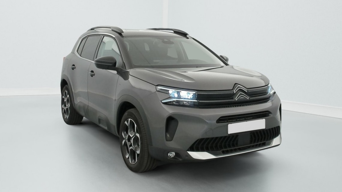 CITROEN C5 Aircross Hybride 145 e-DCS6 Max Gris Platinium