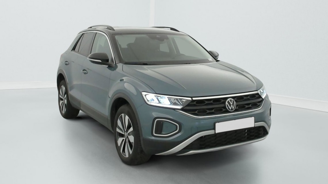 VOLKSWAGEN T-Roc 2.0 TDI 150 Start Stop DSG7 Life Plus Bleu Pétrole / Toit Noir (Z3a1)