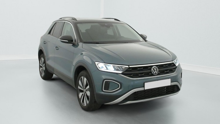 VOLKSWAGEN T-Roc 2.0 TDI 150 Start Stop DSG7 Life Plus Bleu Pétrole / Toit Noir (Z3a1)