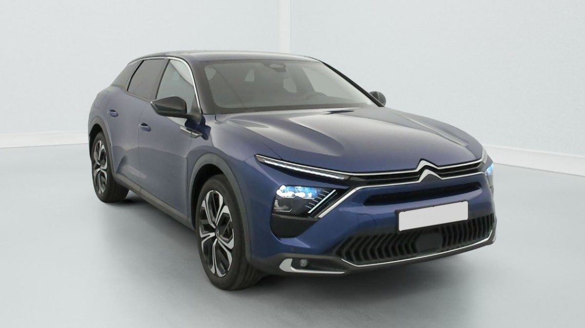 CITROEN C5 X Hybride Rechargeable 225 S S e-EAT8 Shine Bleu Magnétique