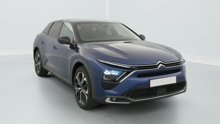 CITROEN C5 X Hybride Rechargeable 225 S S e-EAT8 Shine Bleu Magnétique