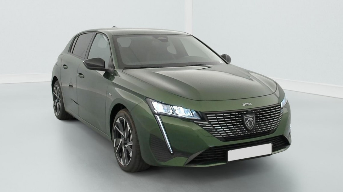 PEUGEOT 308 PHEV 180 e-EAT8 Allure Pack Vert Olivine