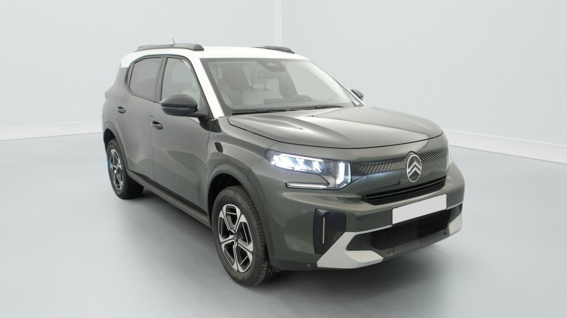 CITROEN C3 Aircross Hybride 145 e-DCS6 Max Vert Montana/Toit Blanc Opale