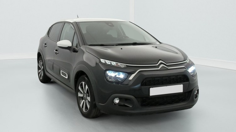 CITROEN C3 PureTech 110 S S BVM6 Shine Noir Perla Nera / Toit Blanc 
