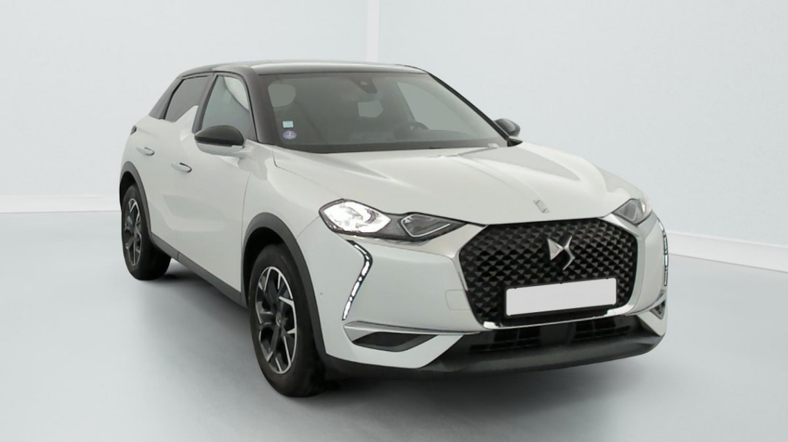 DS DS 3 Crossback PURETECH 130 EAT8 CONNECTED CHIC Blanc Perle Nacré/Noir Onyx