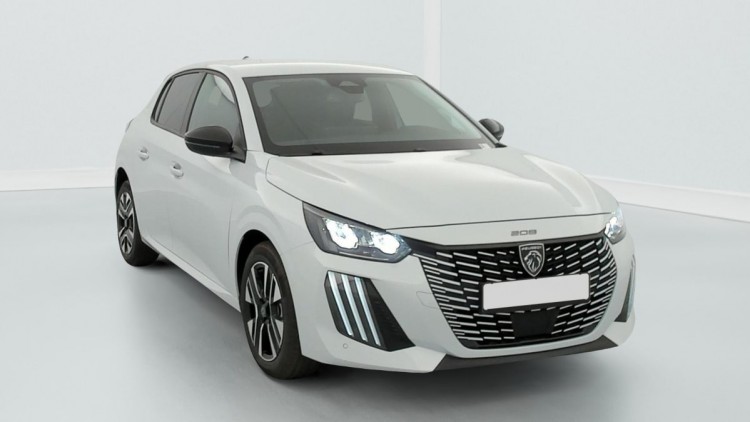 PEUGEOT 208 Hybrid 110 ch e-DCS6 Allure Blanc Okenite