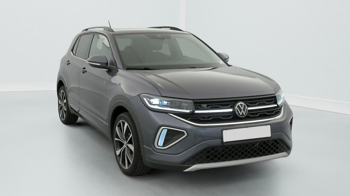 VOLKSWAGEN T-Cross 1.0 TSI 116 Start Stop DSG7 R-Line Gris Cendré