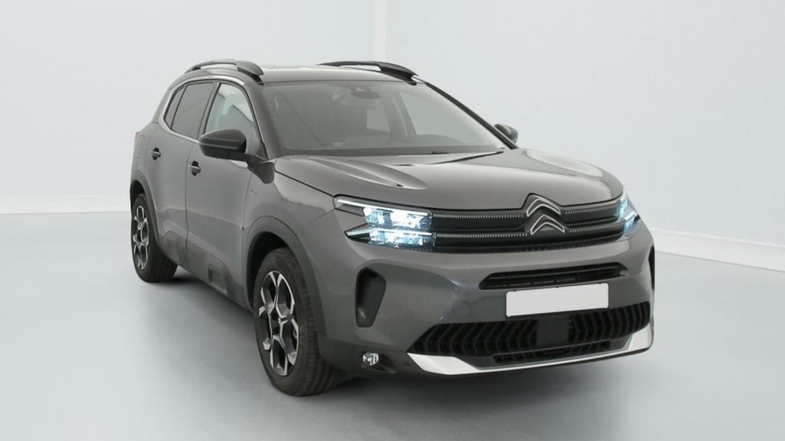 CITROEN C5 Aircross Hybride 145 e-DCS6 Max Gris Platinium