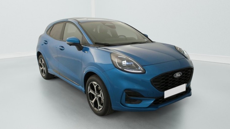 FORD Puma 1.0 EcoBoost 125 ch mHEV S S Powershift ST-Line Fashion Bleu Aqua