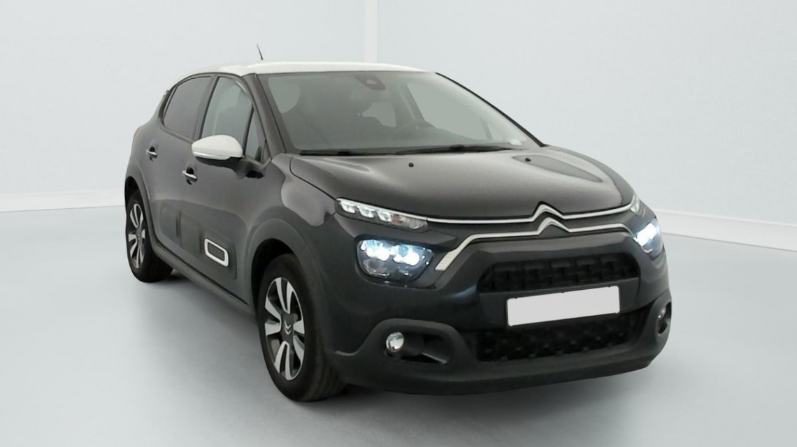 CITROEN C3 PureTech 110 S S BVM6 Shine Noir Perla Nera / Toit Blanc