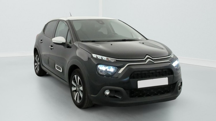 CITROEN C3 PureTech 110 S S BVM6 Shine Noir Perla Nera / Toit Blanc