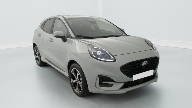 FORD Puma 1.0 EcoBoost 125 ch mHEV S S Powershift ST-Line Gris Cactus