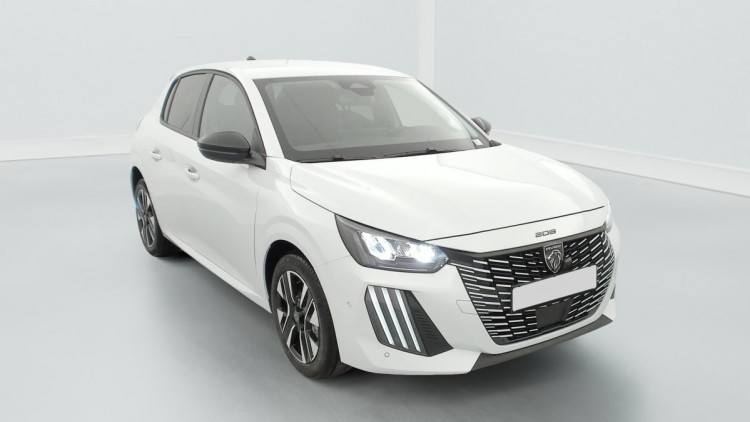 PEUGEOT 208 Hybrid 110 ch e-DCS6 Allure Blanc Okenite