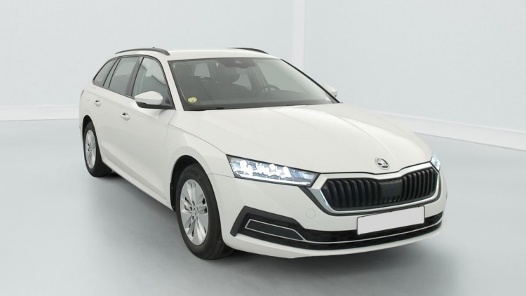 SKODA Octavia Combi 2.0 TDI 150 CH DSG7 BUSINESS Blanc Cristal